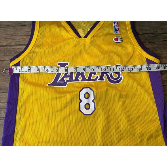 Kobe Bryant Los Angeles Lakers Jersey Champion Youth Child Medium 10-12 Vintage - Picture 8 of 9